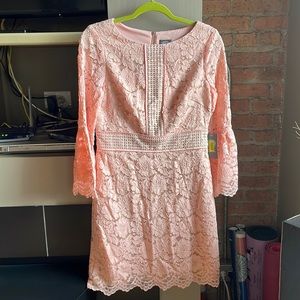 Vince Camuto Floral Lace Dress Sz 8 NWT